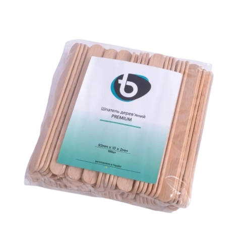 Шпатель деревянный Premium 93*10*2 (50 шт/уп)