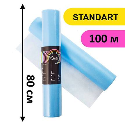 Простыни в рулоне SanGig Стандарт 0,8х100 м, голубые