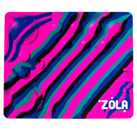 Килимок силіконовий Zola Mixing Pad, різнокольоровий