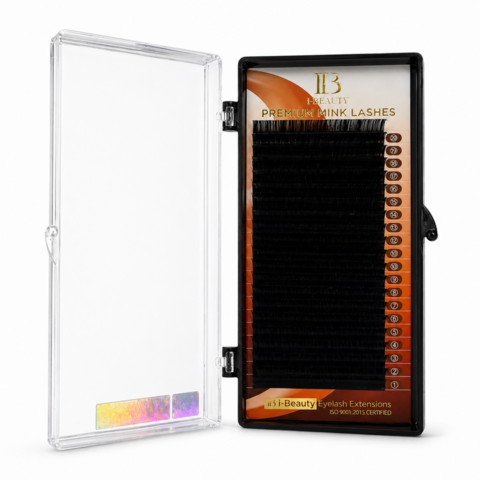 Ресницы i-Beauty Premium Mink 20 линий B 0.07, 7 мм