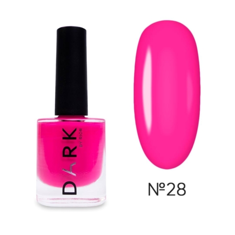 Лак для стемпінгу Dark Stamping №28, 10 мл, неоновий рожевий