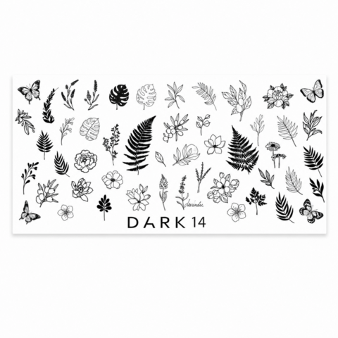 Трафарет для стемпінгу Dark №14