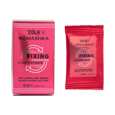Фіксуючий концентрат Fixing Ceramide Concentrate Zola x Romashka, 1,5 мл x 10 шт