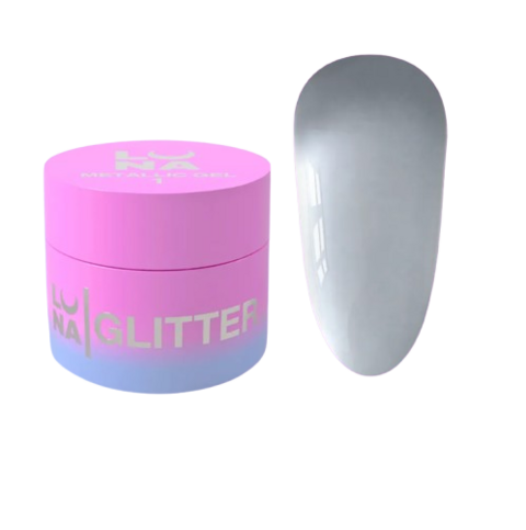 Гель краска Luna Metallic Gel №1, 5 мл