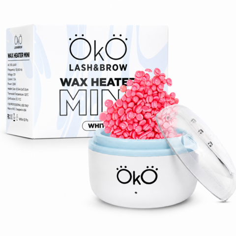 Воскоплав для банки OKO Mini Wax Heater, білий