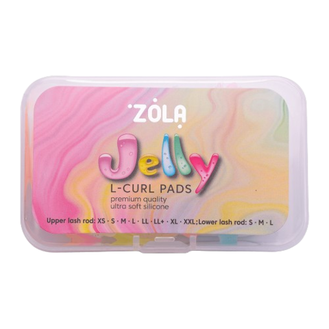 Набор силиконовых бигуди Zola Jelly L-Curl для верхних и нижних ресниц (XS, S, M, L, LL, LL+, XL, XXL)