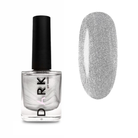 Лак для стемпінгу Dark Stamping №03, 10 мл, сріблястий