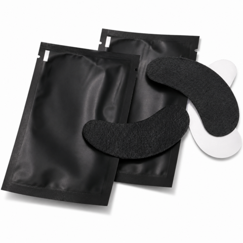 Патчи для ресниц для UV наращивания (50 пар/уп), черные