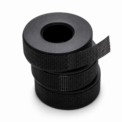 Скотч дышащий для UV наращивания ресниц 1.25 см х 3.6 м, черный