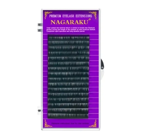 Ресницы Nagaraku New generation черные D, 0.1, 10 мм