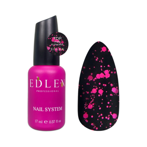 Топ матовий без липкого шару Edlen Euphoria, 17  мл