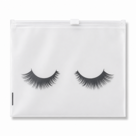 Органайзер на блискавці zip-lock 19.3х14.5 см, прозоро-чорний