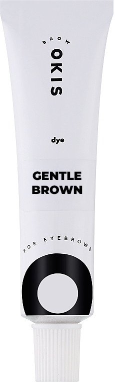 Краска для бровей Okis Brow Gentle Brown с экстрактом хны, без окислителя, 15 мл