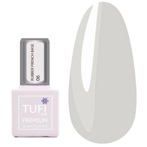 База TUFI profi Rubber French №006 Молочна дівчинка, 15 мл