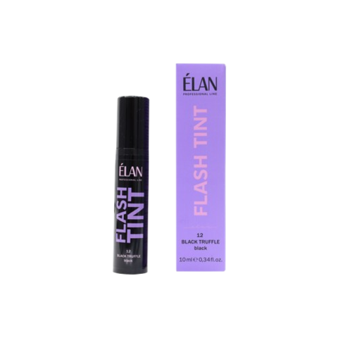 Краска для бровей и ресниц Elan Flash Tint №12  Black Truffle, 10 мл