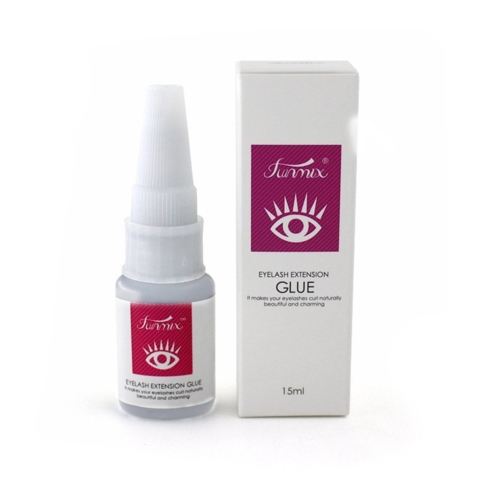 Клей для наращивания ресниц Funmix (тренировочный) 15 мл, прозрачный