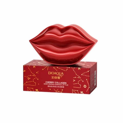 Патчі для губ з екстрактом вишні і колагеном Bioaqua Cherry Collagen Moisturizing Essence Lip Film (20 шт/уп)