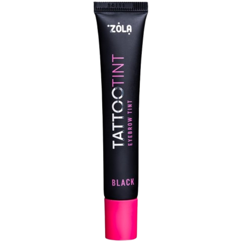 Фарба для брів і вій Zola Tattoo Tint Black, 15 мл