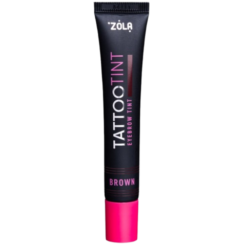 Фарба для брів і вій Zola Tattoo Tint Brown, 15 мл