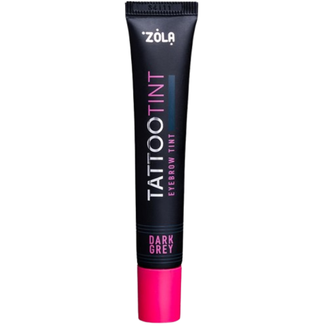 Фарба для брів і вій Zola Tattoo Tint Dark Grey, 15 мл