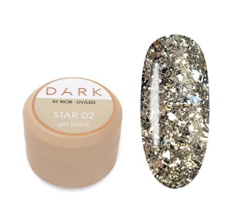 Гель-лак Dark Star №02, 5 мл