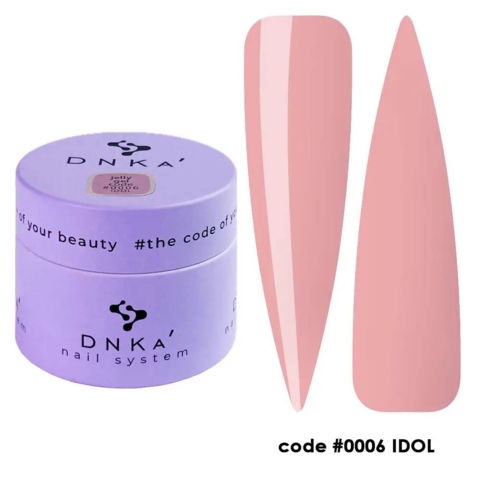 Гель моделирующий DNKa Jelly №0006 Idol, 15 мл