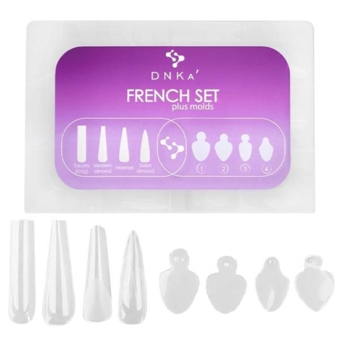 Набор верхних форм и молд для наращивания DNKa French Set Plus Molds
