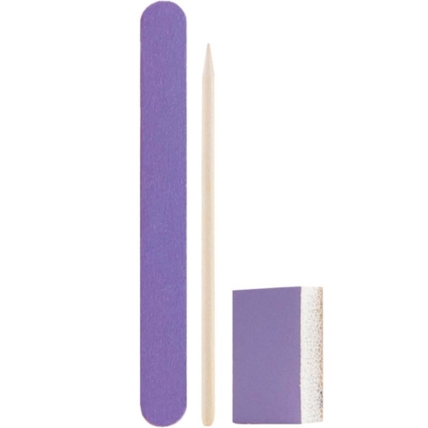 Набір для манікюру одноразовий DNKa Manicure file, buff, orange stick