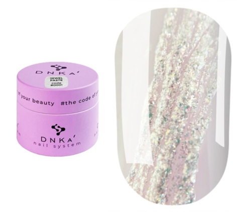 Паста без липкого слоя DNKa Jewel Paste №0001, 5 мл