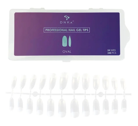 Тіпси Овал DNKa Professional Nail Gel Tips Oval (240 шт/уп)