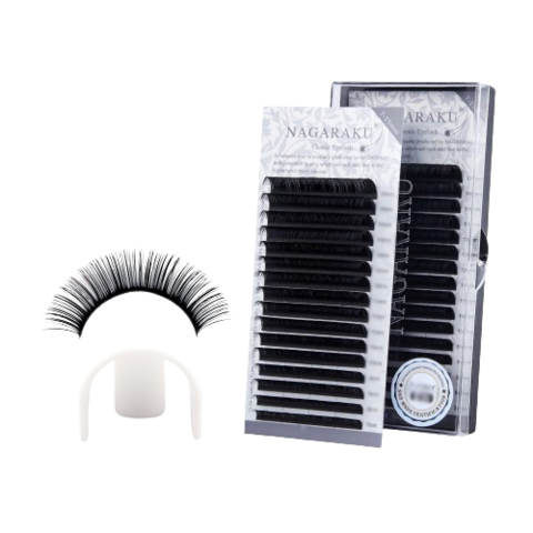 Ресницы Nagaraku черные C 0.25 8 мм