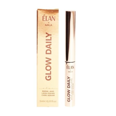 Сироватка для догляду за бровами та віями Elan Glow Daily, 5 мл