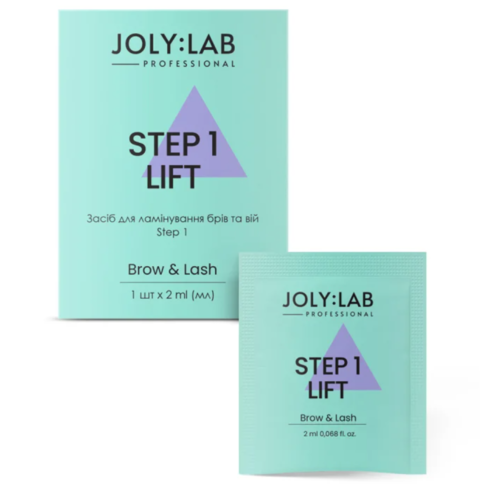 Состав для ламинирования бровей и ресниц Joly:Lab Step 1 2 мл