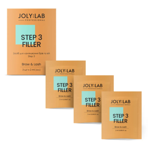 Набір складів для ламінування брів та вій Joly:Lab Step 3 3 по 2 мл