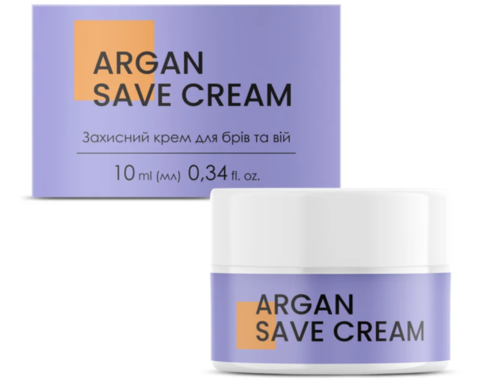 Крем захисний аргановий для брів та вій Joly:Lab Argan Save Cream 10 г