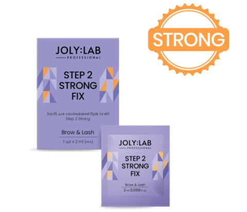 Состав для ламинирования бровей и ресниц Joly:Lab Step 2 Strong 2 мл