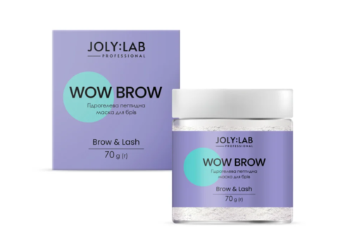 Маска для брів гідрогелева пептидна Joly:Lab Wow Brow 70 г