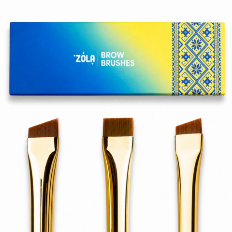 Набор кистей для бровей Zola Ukrainian Edition