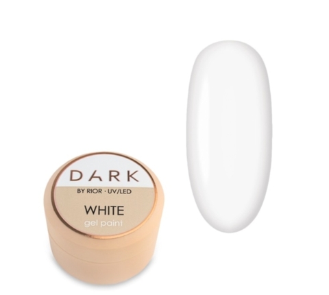 Гель-фарба Dark White Gel Paint, 5 г