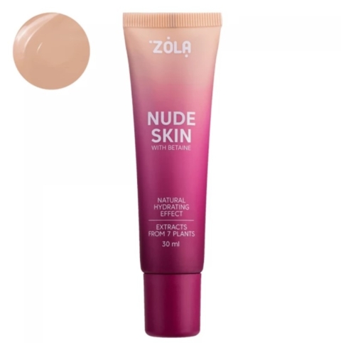 Тональний крем Zola Nude Skin №3 Tan 30 мл