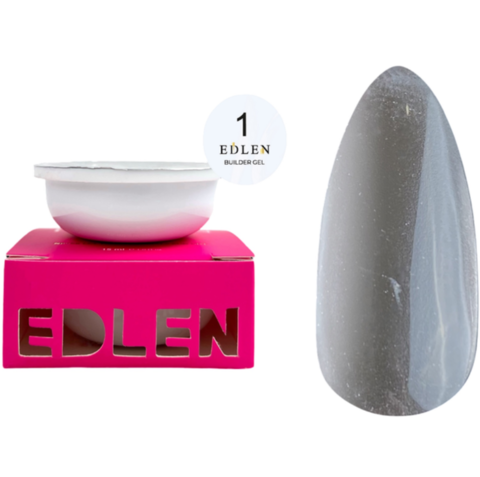 Гель моделюючий Edlen №01 Clear  (змінний картридж), 15 мл