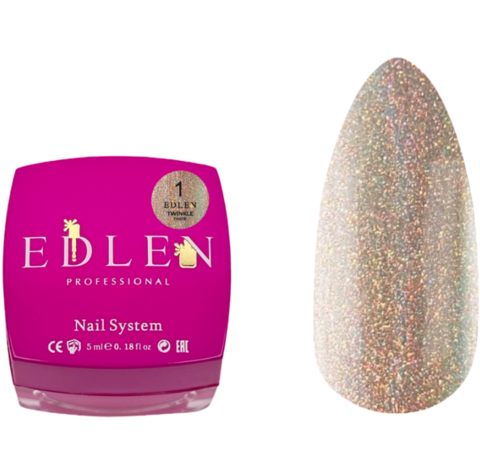 Паста для декору нігтів Edlen Twinkle №1, 5 г