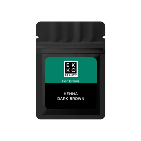 Хна для брів Ekko Beauty Dark Brown 7 г (саше)