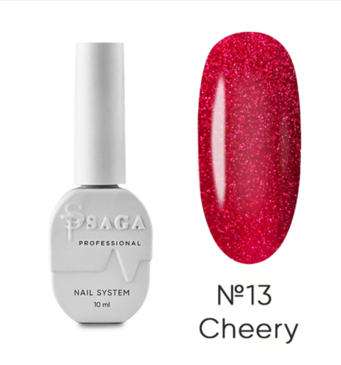 Гель-лак Saga Cat Shine Cherry 10 мл