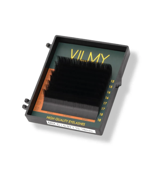 Ресницы Vilmy Klipky Mix 8 линий черные D 0.07 15-18 мм