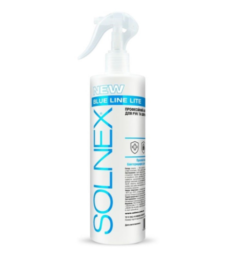 Средство дезинфицирующее Solnex Blue Line Long 250 мл с триггером