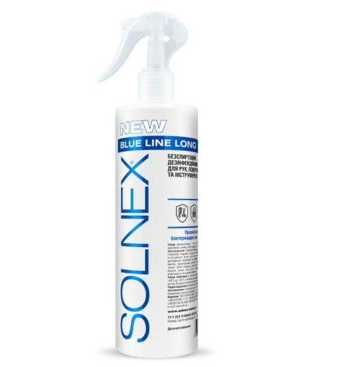 Средство дезинфицирующее Solnex Blue Line Long 500 мл 