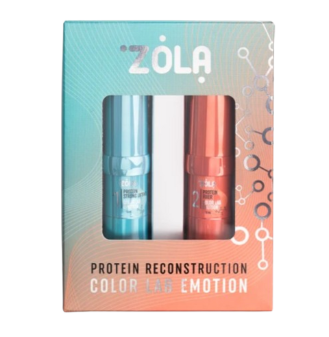 Набір складів для ламінування Zola Brow&Lash Protein Reconstruction System Color Lab Emotion, 10 мл