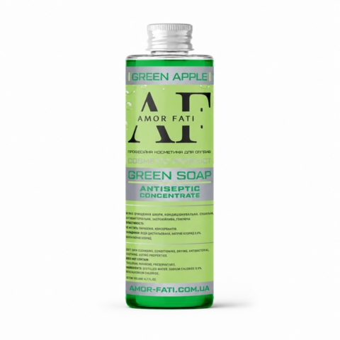 Концентрат зеленого мыла AMOR-FATI Green Apple 250 мл