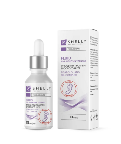 Флюид при проблеме вросшего ногтя Shelly с антибактериальным эффектом 10 мл